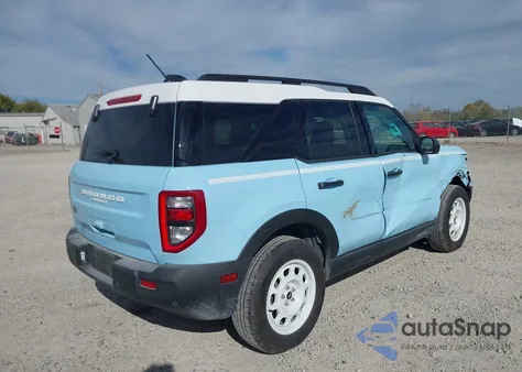 2025 Ford Bronco Sport Heritage из США, поврежденный, VIN 3FMCR9GN0SRE56183